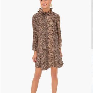 NWT Tuckernuck Tie-Back Leopard Dephne Dress, S